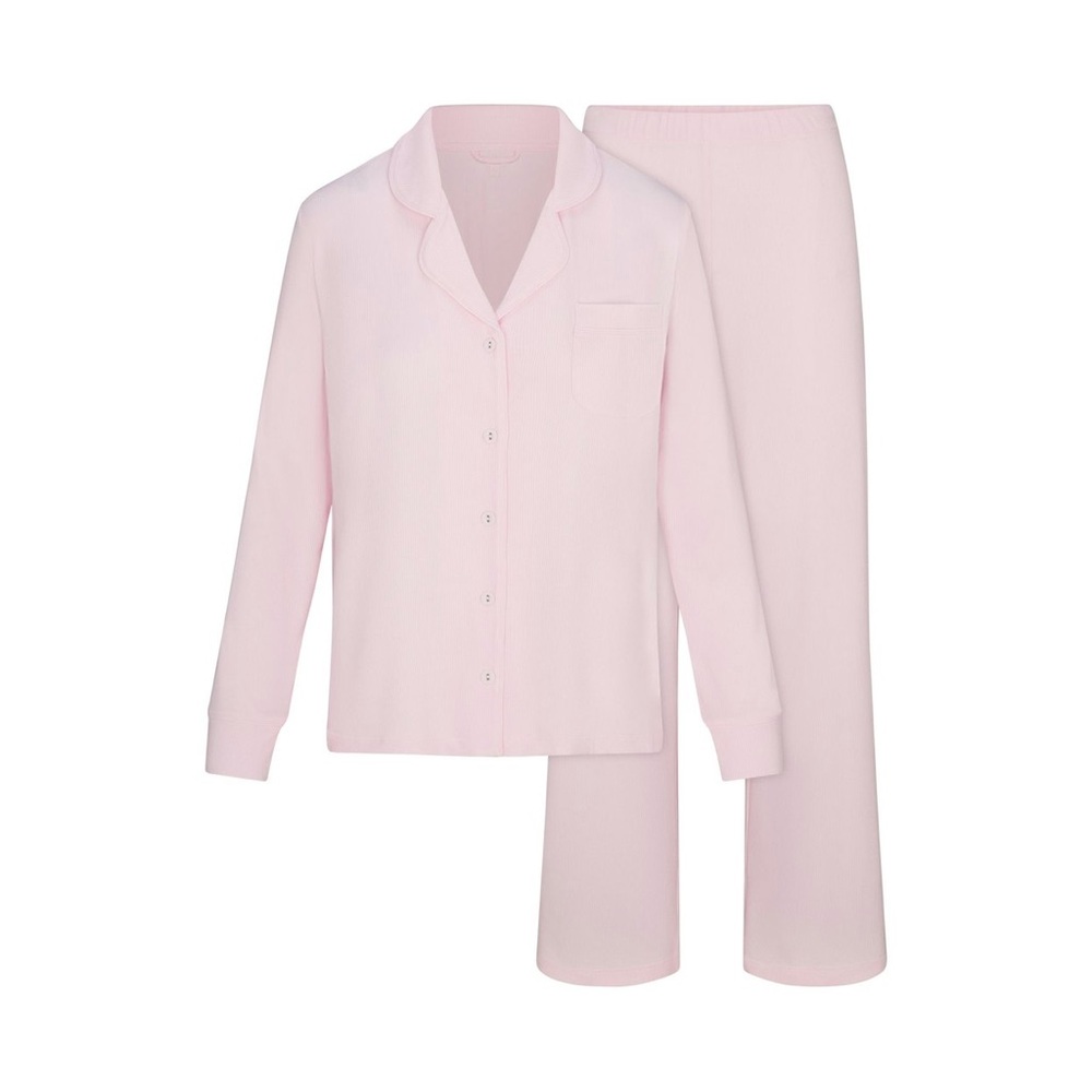 SKIMS Bloom Soft Lounge Button-Up Pajama Set - medium - Picture 5 of 8